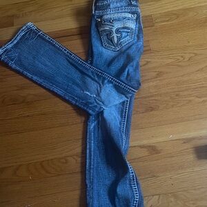 Rock Revival Dark Blue Boot Cut Jeans